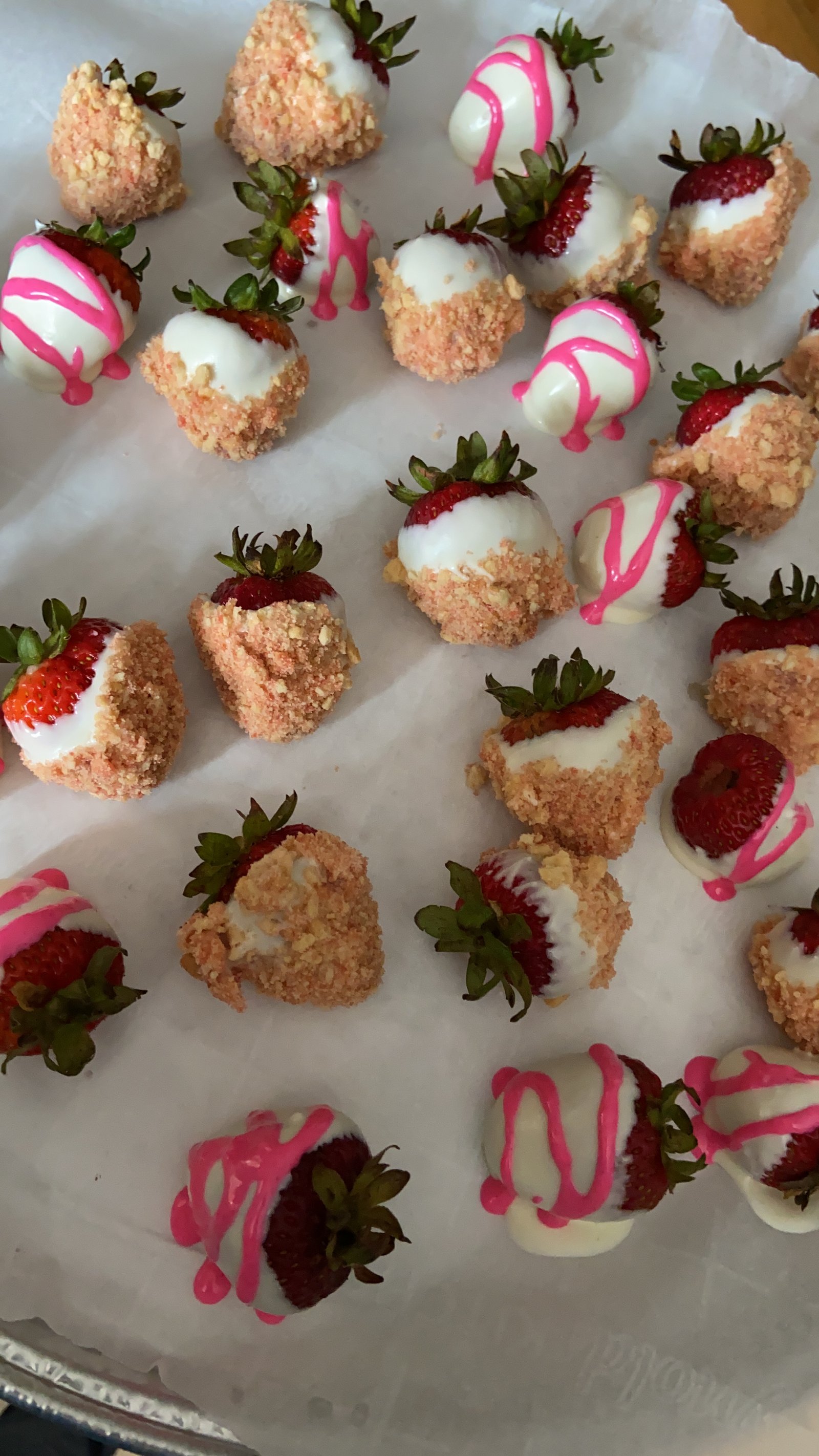 Chocolate-dipped strawberries