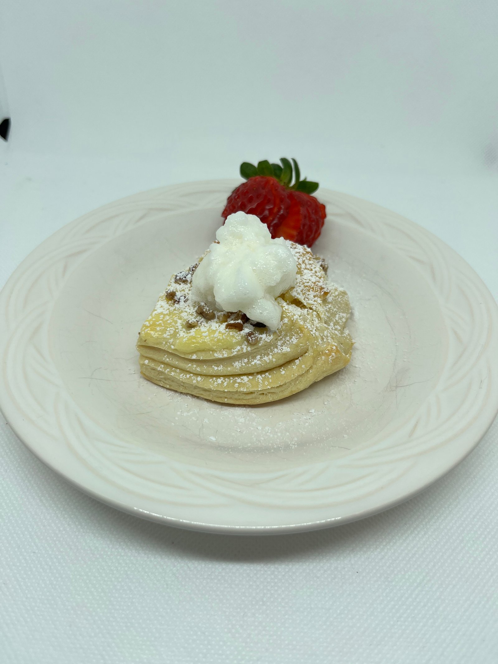 Mille-feuille pastry, plated