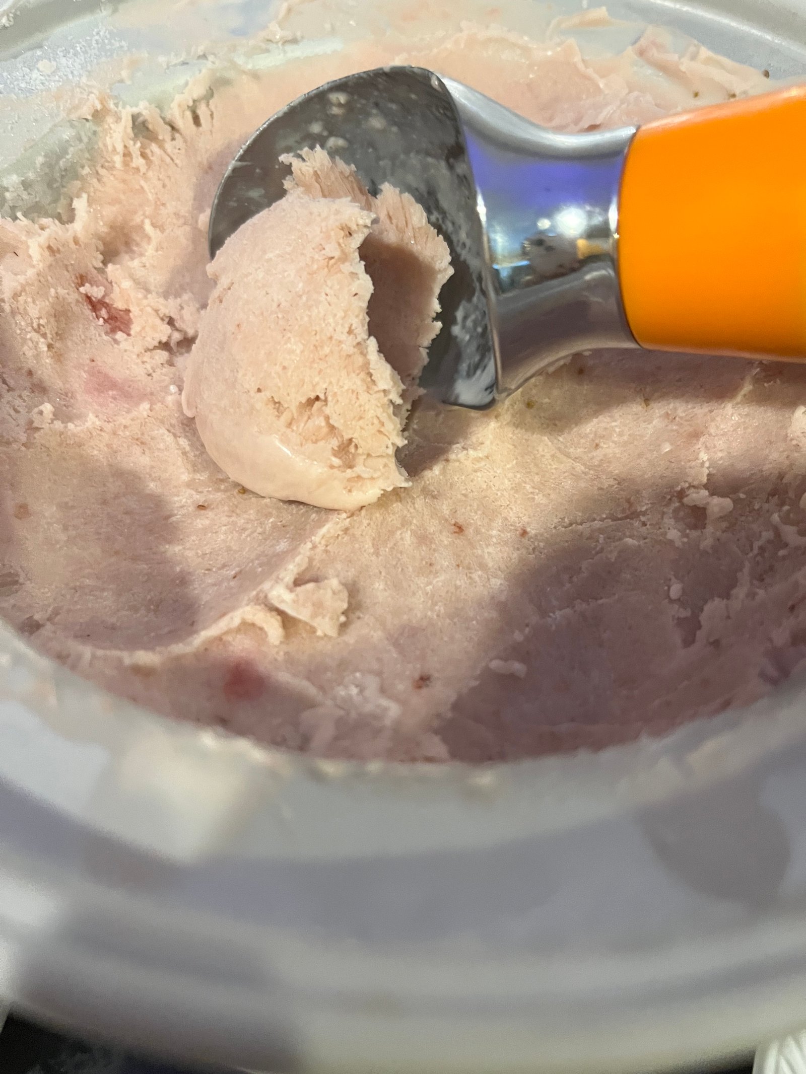 Homemade ice cream