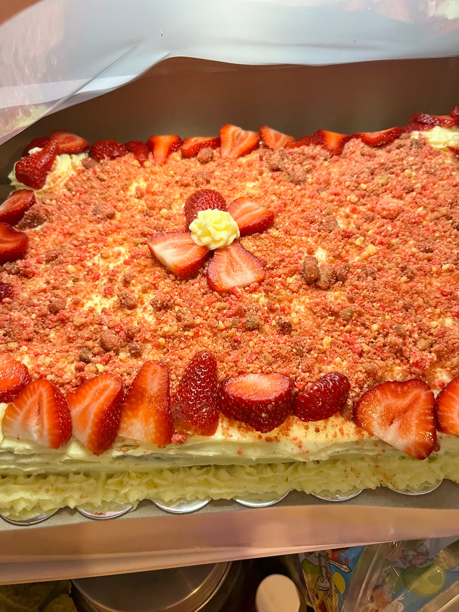 Strawberry cake