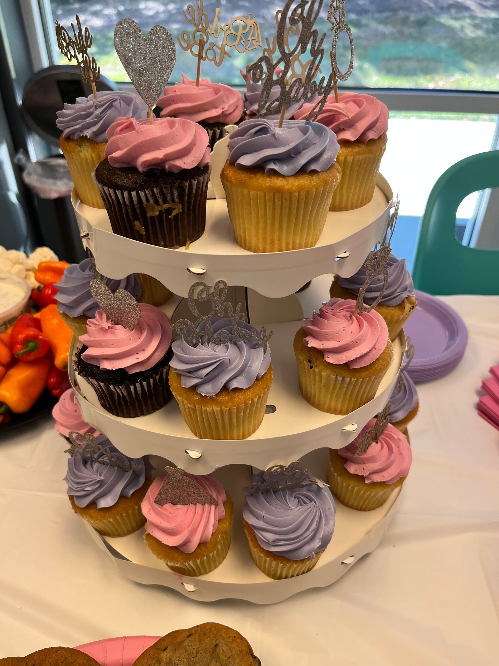 Celebration cupcake tower