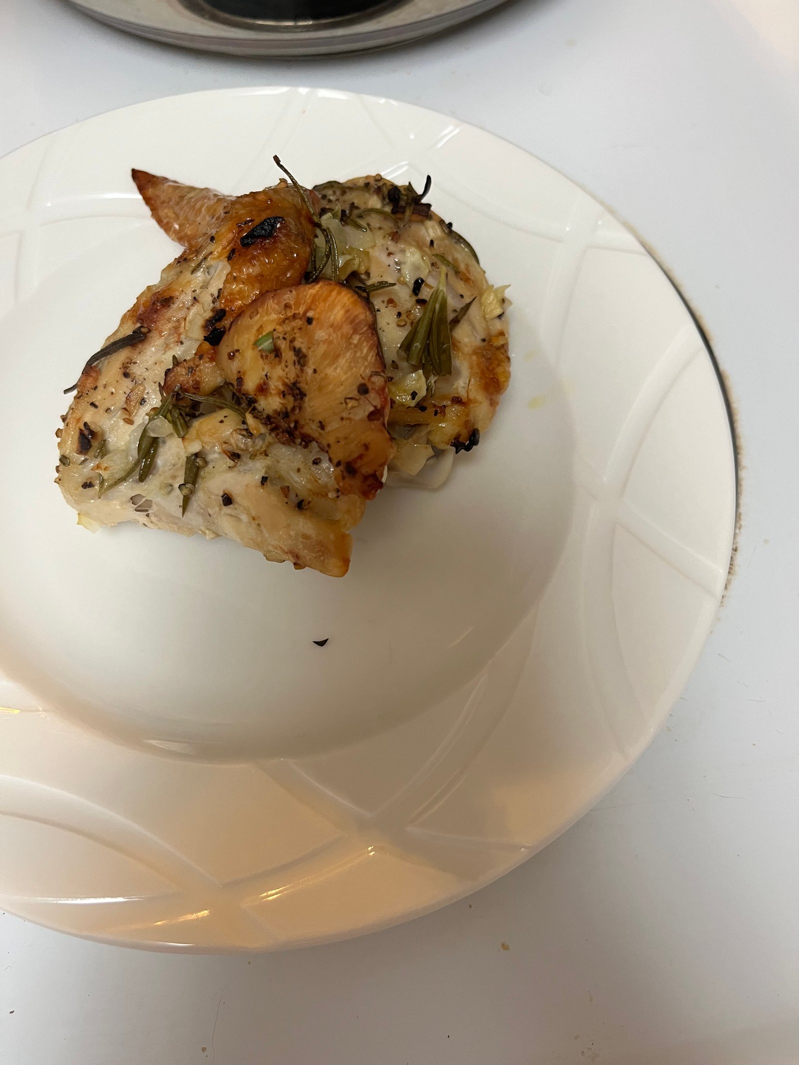 Herb roasted chicken