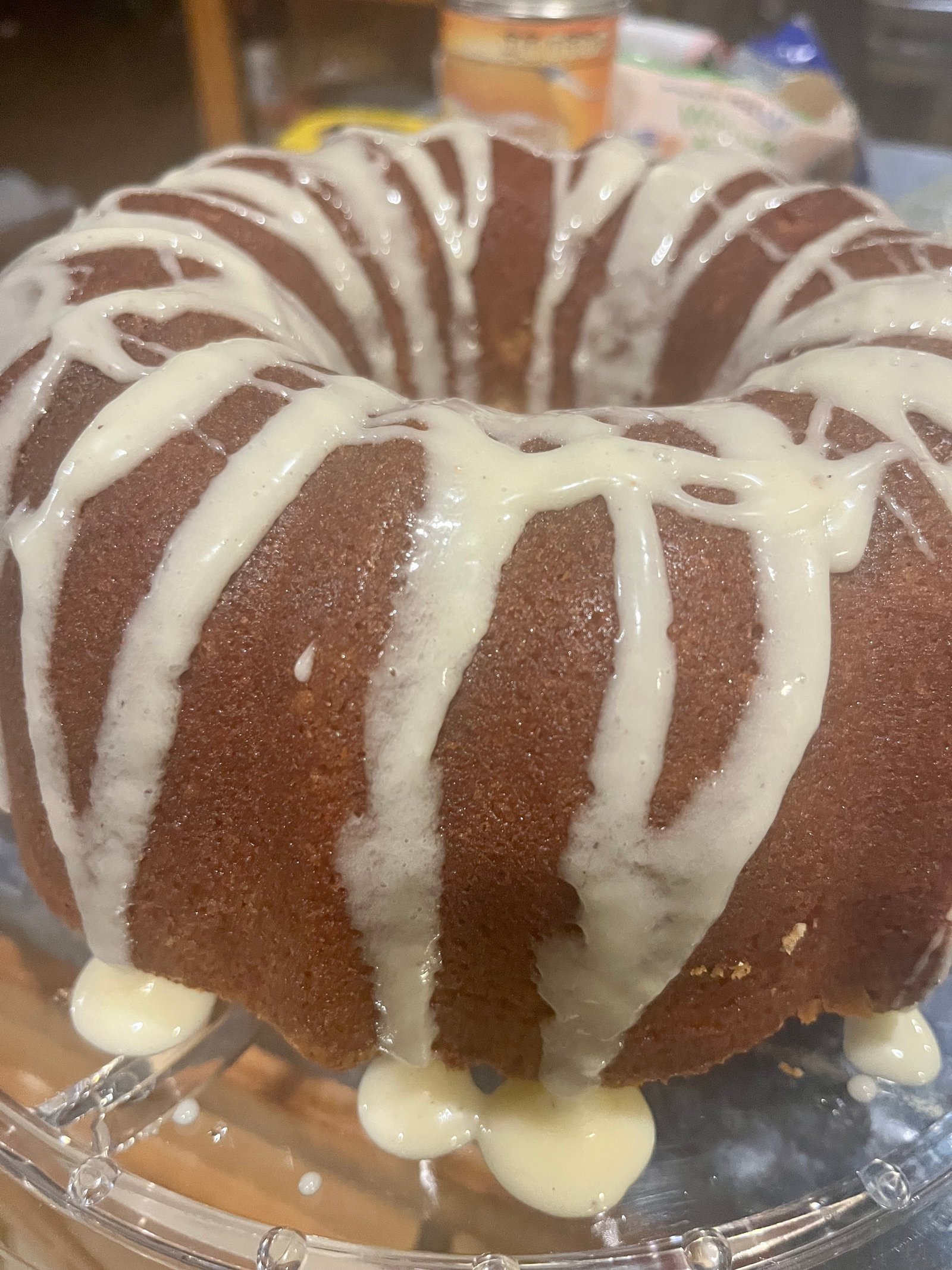 Chocolate glazed bundt cake