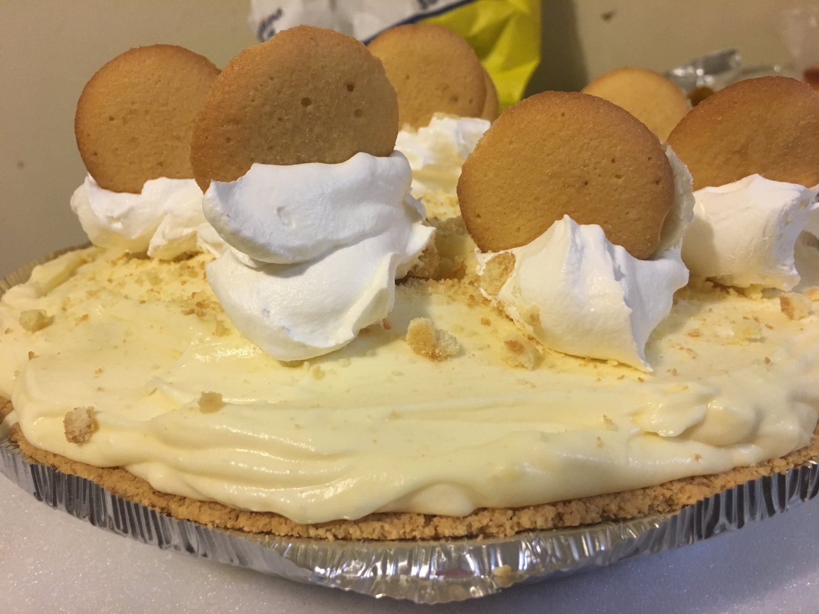 Banana pudding pie