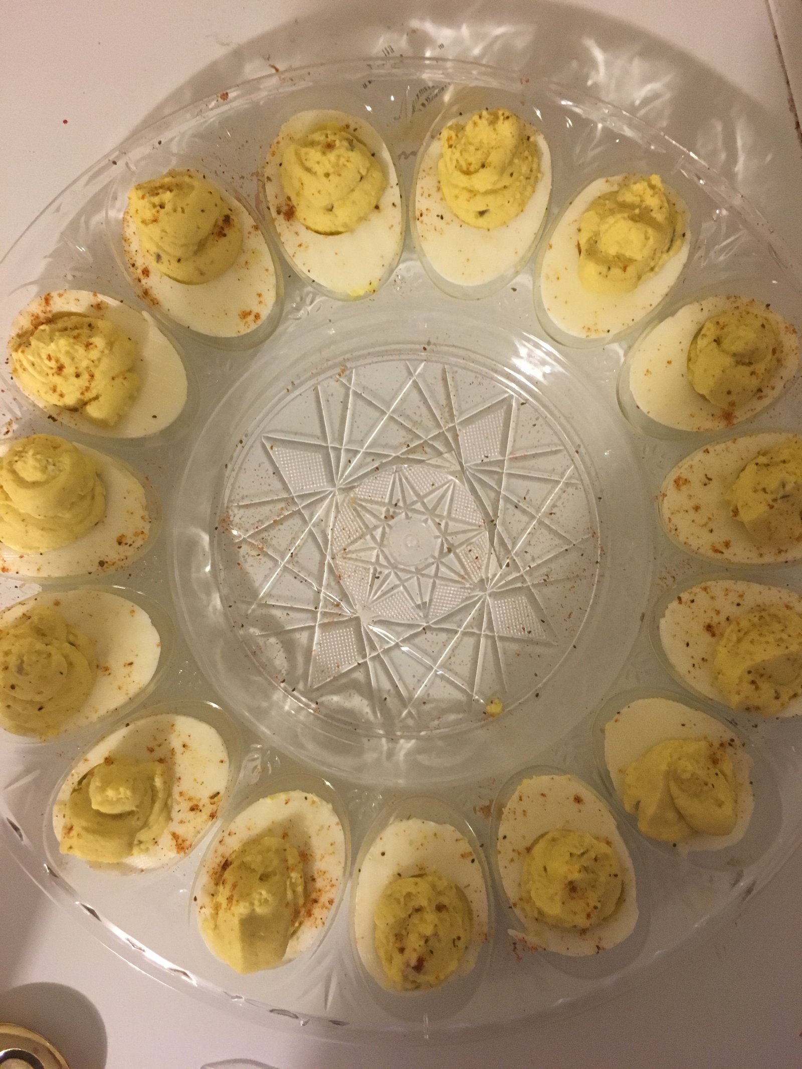 Deviled eggs platter