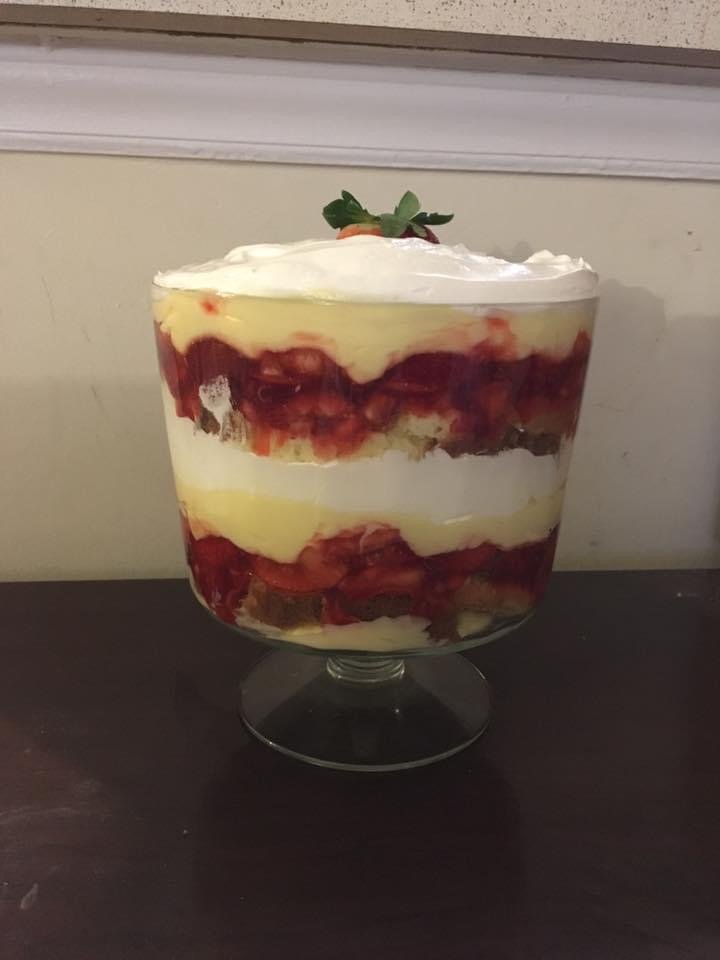Strawberry trifle