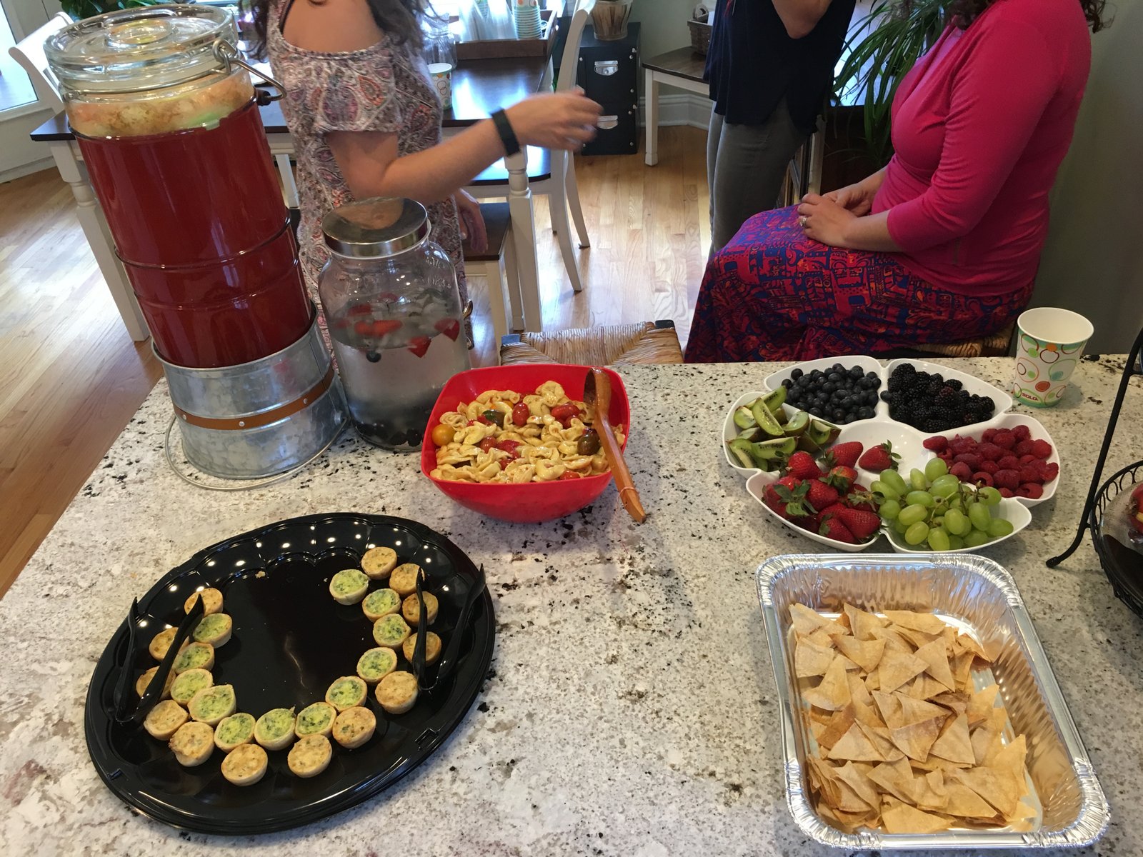 Chef Lady Tee catering a private event